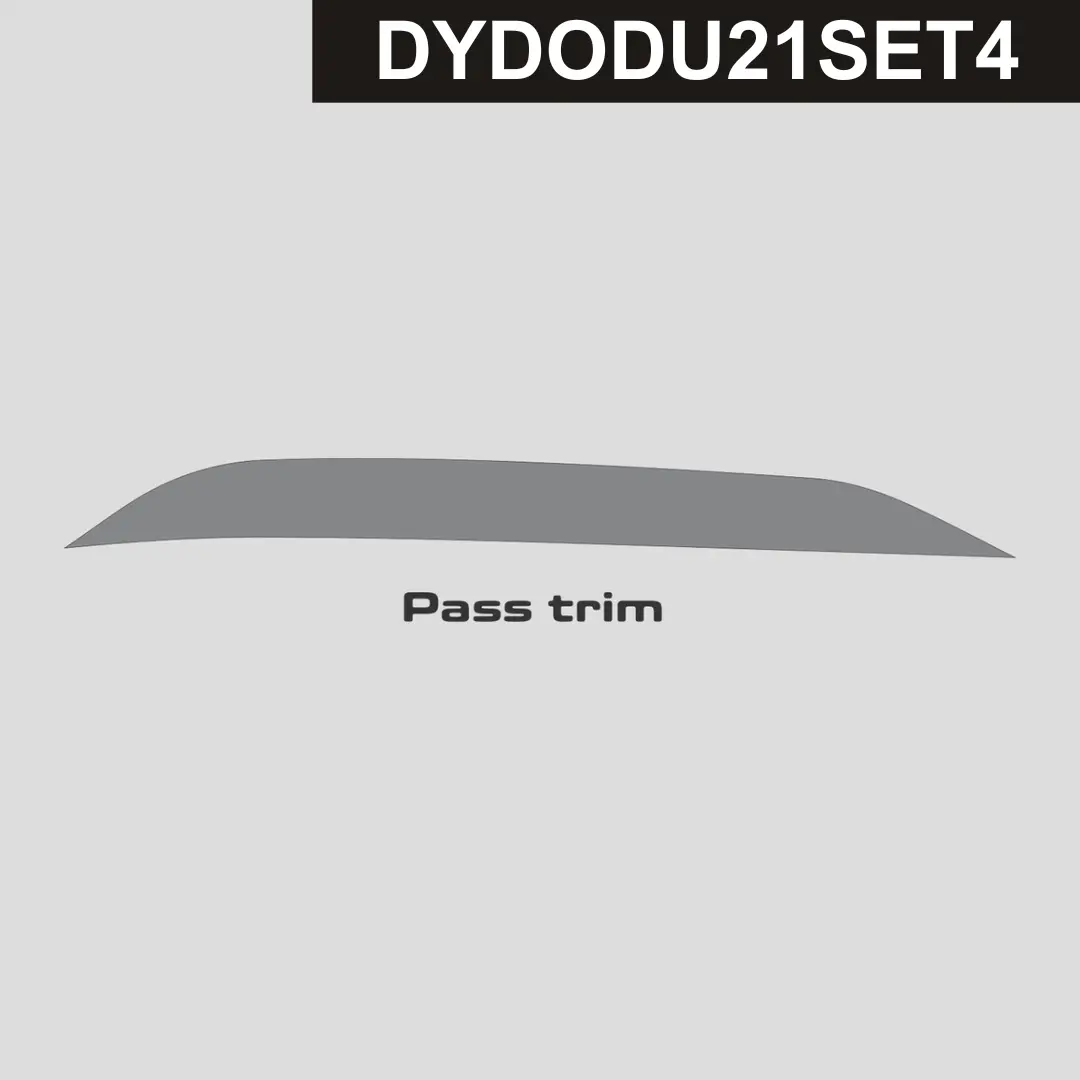 Dynacarbon™️ Carbon Fiber Passenger Trim Dodge Durango 2021-2026 1