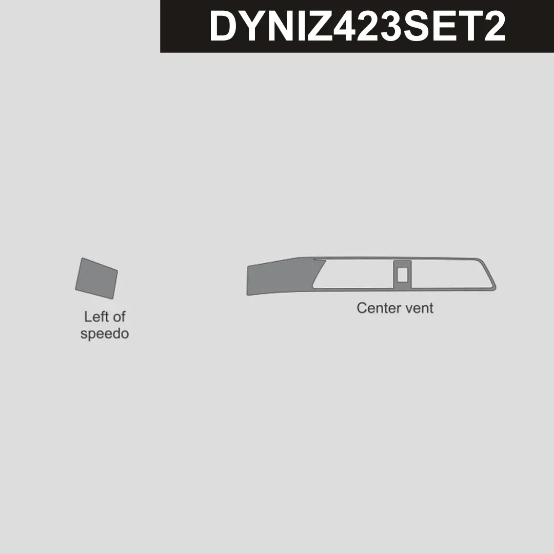 Dynacarbon™️ Carbon Fiber Inner Speedo And Center Vent Trim Nissan Z 2023-2026 1