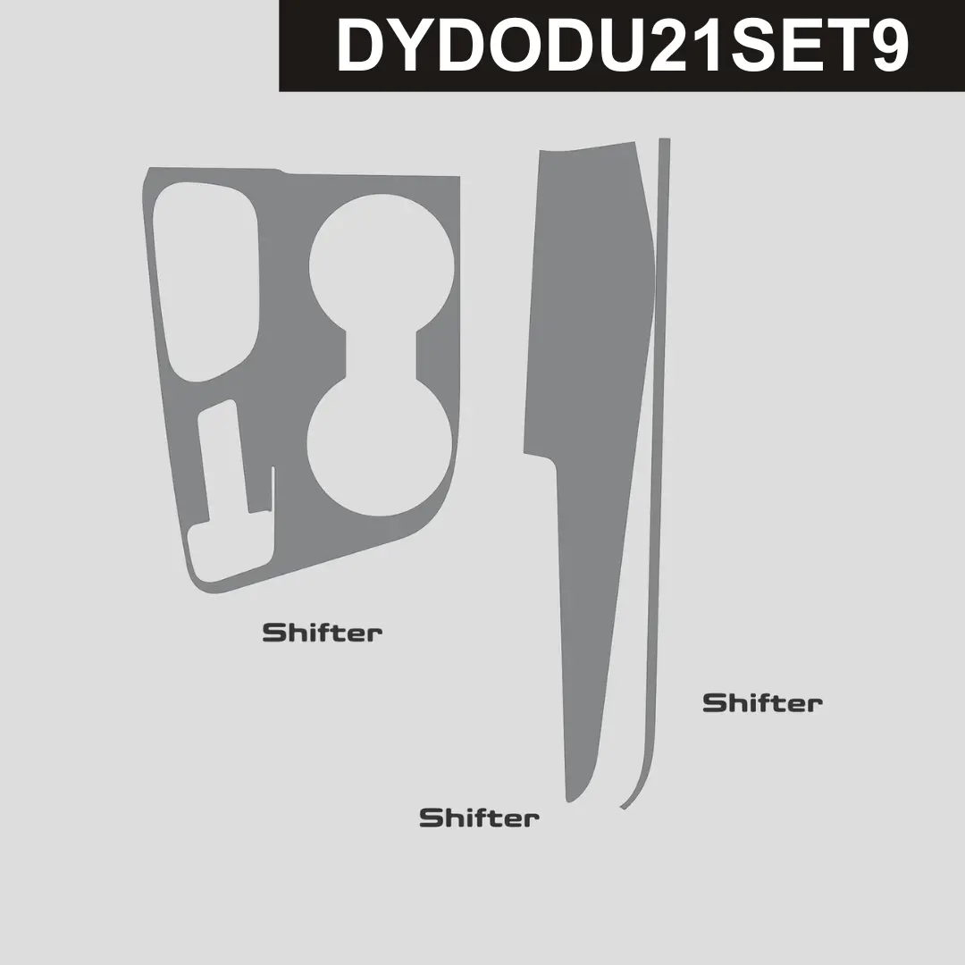 Dynacarbon™️ Carbon Fiber Shifter Trim Dodge Durango 2021-2026 1