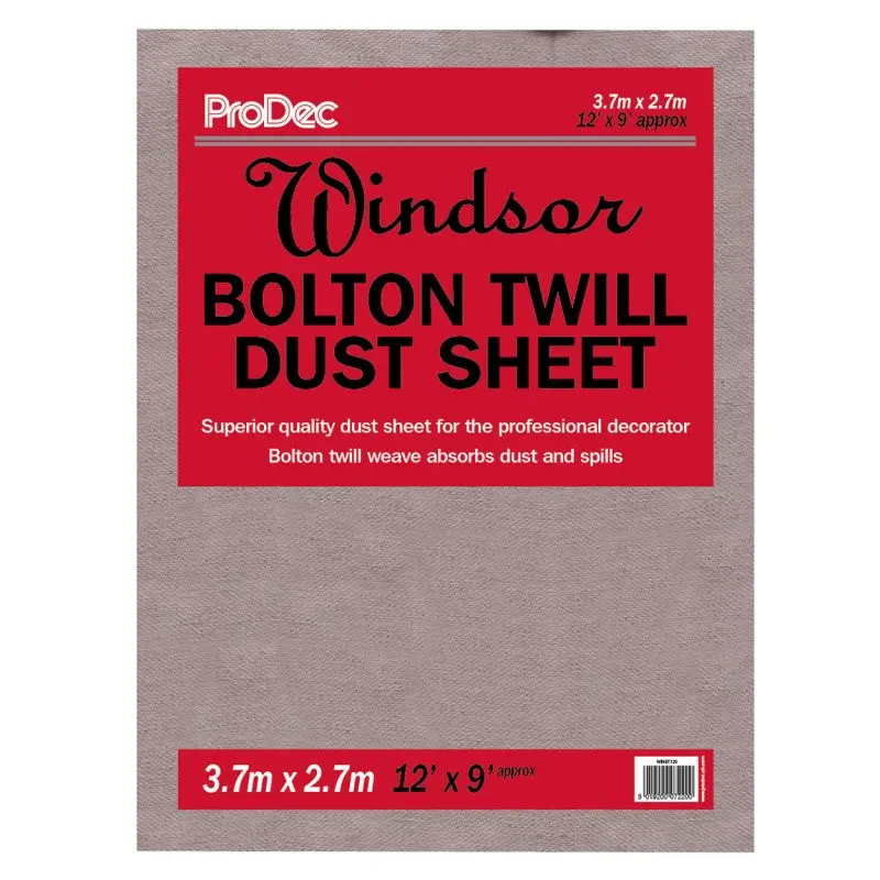 Windsor Bolton Twill Dust Sheet (12'X9') 1
