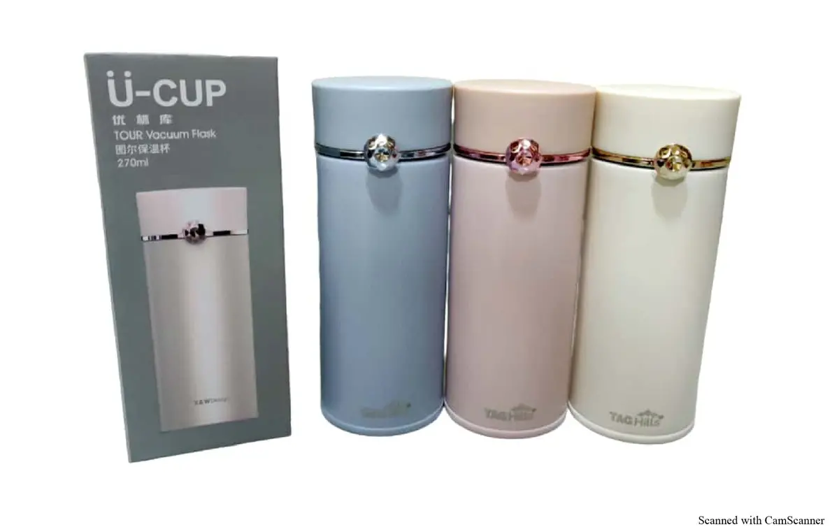 Tag Hills Stainless Steel Insulated Water Bottle Flask With Multi Colour 270Ml 1