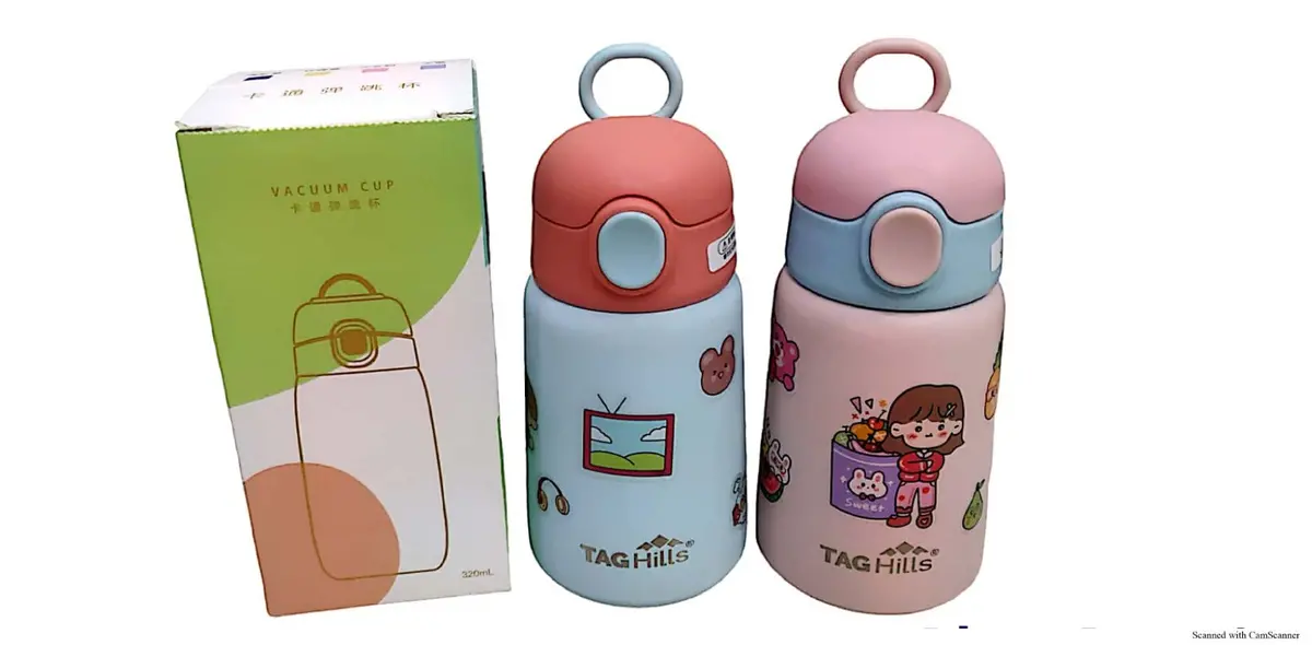 Tag Hills  Coffee Cup With Hot & Cold Sipper Cup With Diy Stickers  Set Of 3, Each 320 Ml 1