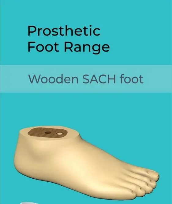 Fupro Prosthetic Wooden Foot (Sach) 1