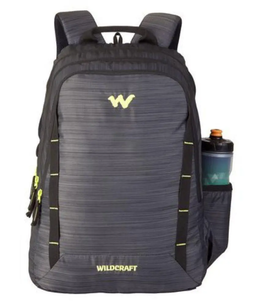 Wildcraft 7 Flare Unisex Black Wc 7 Flare Solid Backpack 1