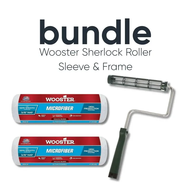 Wooster Sherlock Roller Sleeve & Frame Bundle 1