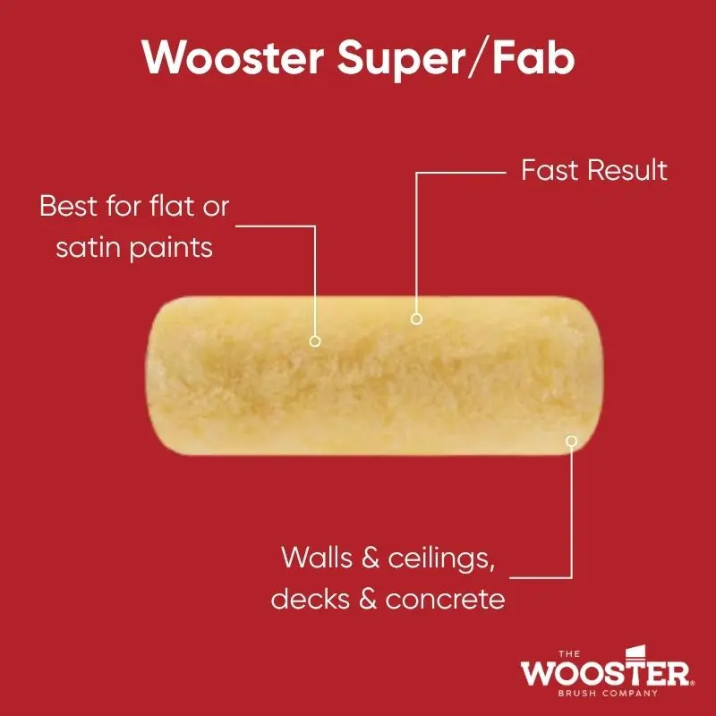 Wooster Super-Fab 18" Masonry Roller Sleeve - Xl 1.25" Pile 2