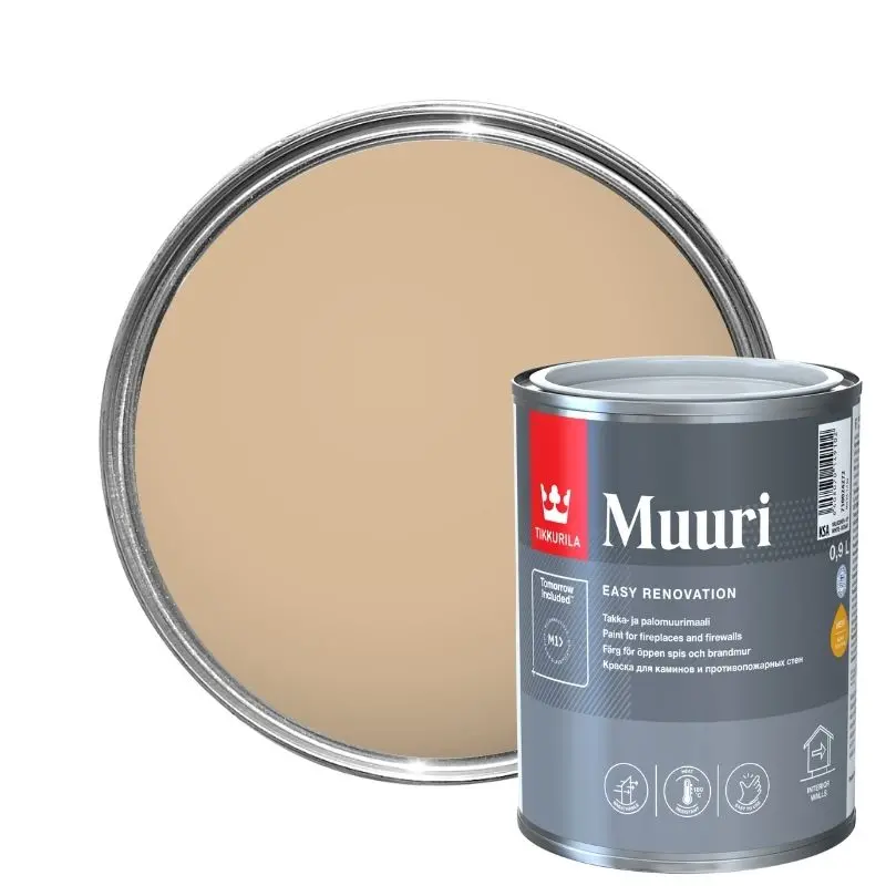 Tikkurila Muuri Heat-Resistant Fireplace & Firewall Paint - Image 27
