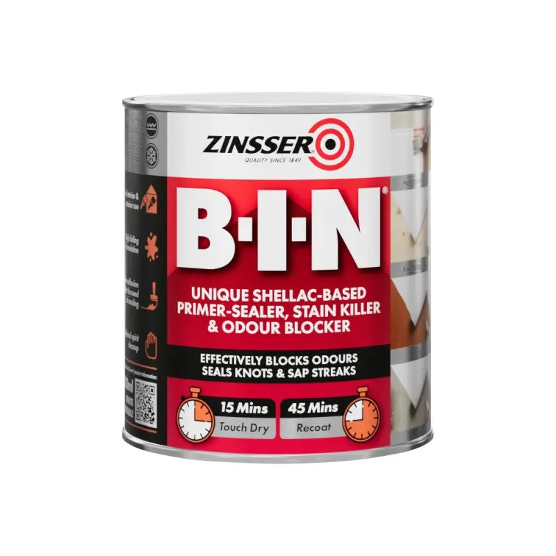 Zinsser Bin Interior Shellac Primer 1