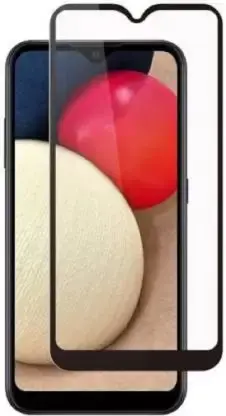 Dealsplant Premium Quality Super D Full Temper Glass For  Samsung Galaxy A02s 1