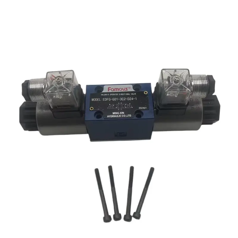 Diselmart Hydraulic Proportional Directional And Flow Control Valve Edfg-G01-3C2 24V 4Wra6e/Edfg/Dn6/G01/G02-3C2/3C4 1