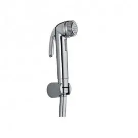 Essco Allied Hand Shower  (Health Faucet) (Abs Body) With 1 Meter Long Easy Flex Tube In Chrome Finish & Wall Hook Ale-Chr-585 1