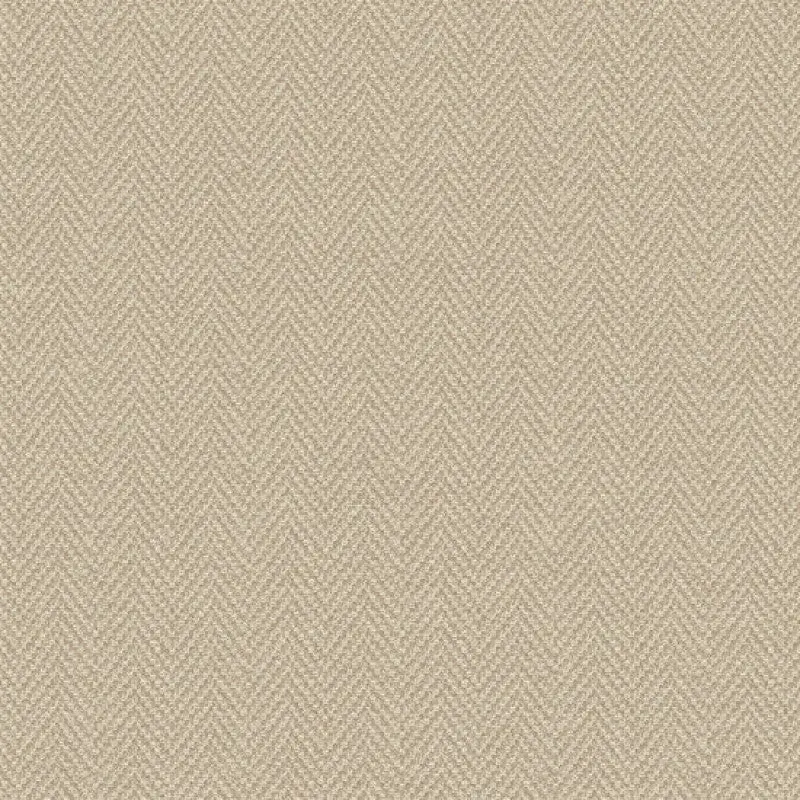 Antiga Herringbone Wallpaper - Taupe Sample 1