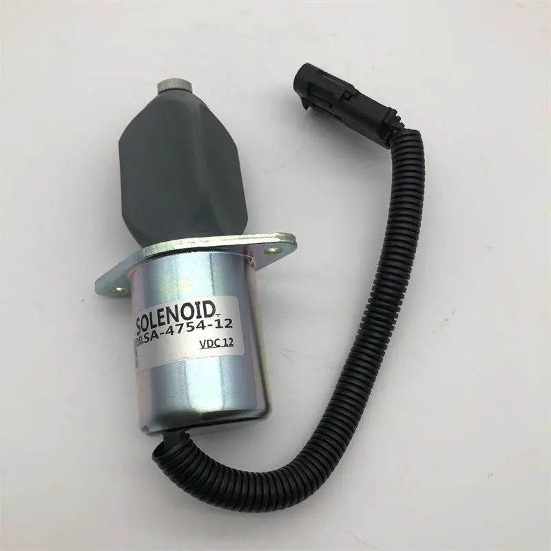 12V Sa-4026-12 3919422 Stop Solenoid Fits For Freightliner Fl70 Ford F800 Cummins 5.9L 8.3L 1