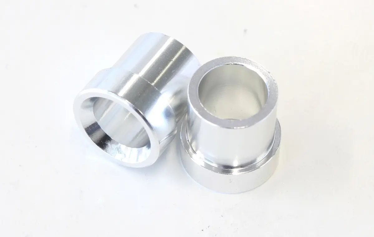 6An To 5/16-Inch Aluminum Tube Sleeve — Sleek Silver Finish 1