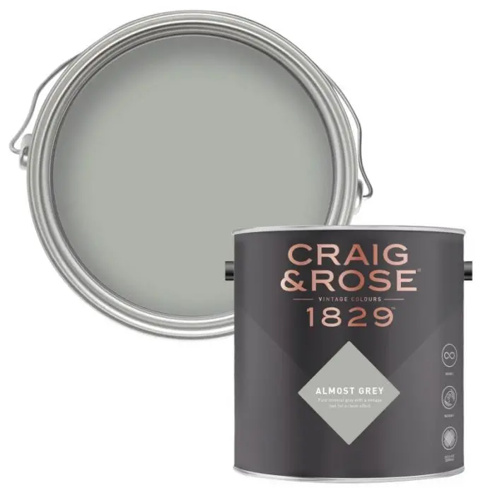 Craig & Rose 1829 Paint - Almost Grey 1