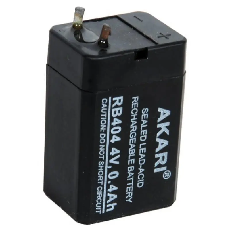 Akari Plus 4V Sealed Lead Acid Rechargeable Battery For Mosquito Bat / Toys 1