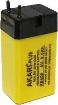 Akari Plus 4V Sealed Lead Acid Rechargeable Battery For Mosquito Bat / Toys 4