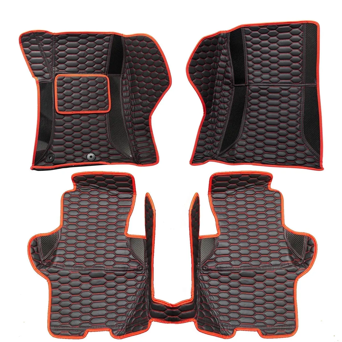 2016-2023 Tesla Model S Corsa Series Carbon Fiber Floor Mats 1