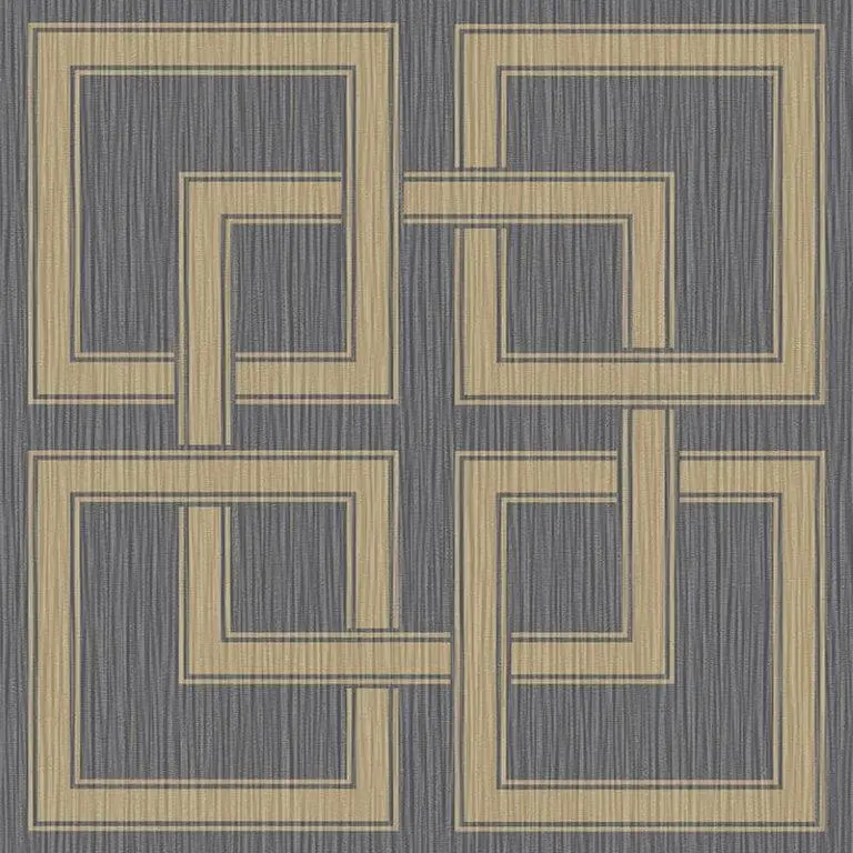 Amara Square Metallic Geo Wallpaper 1