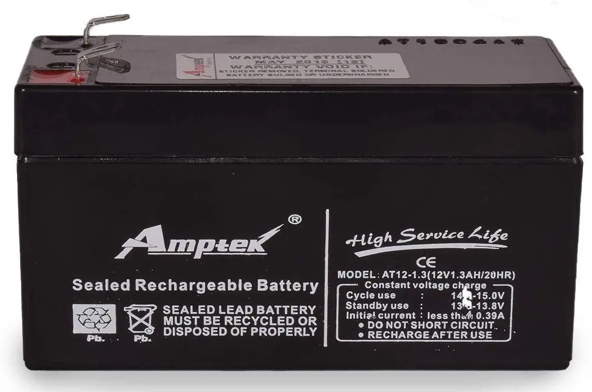 Amptek Rechargeable Vrla Smf Battery For Toys & Robotic Projects 1