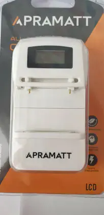 Apramatt All In One Universal Charger For Camera, Mobile Battery With Lcd Display 1