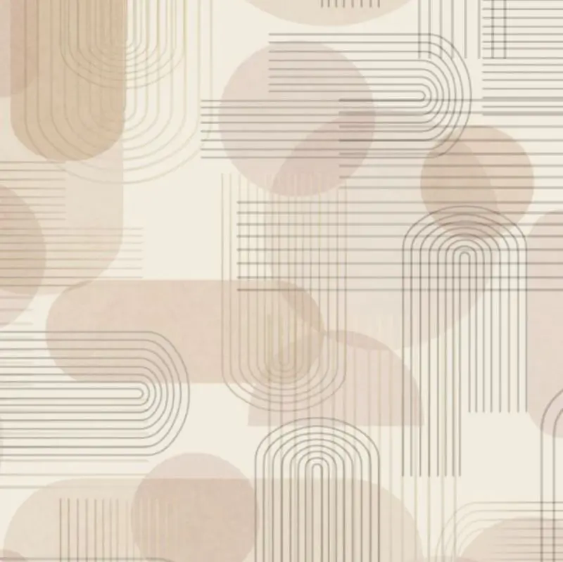 Arch Geo Retro Circle Wallpaper 1