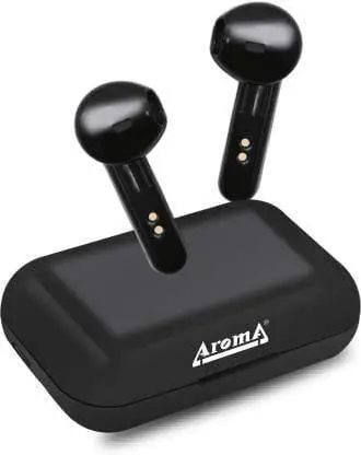Aroma Eb101 True Wireless Earbuds With Mic Bluetooth Headset  (Black, True Wireless) 1