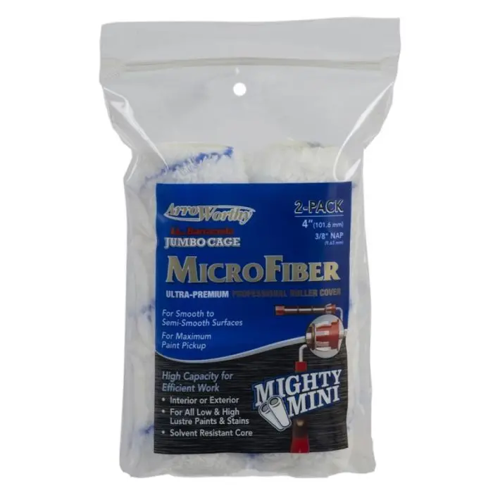 Arroworthy Jumbo Microfiber 4" Roller Sleeve - 2 Pack 1