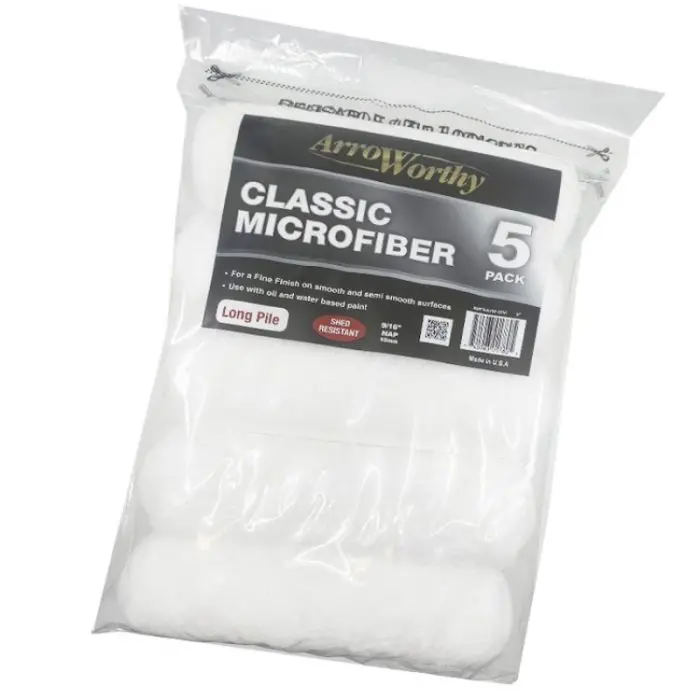Arroworthy Classic Microfiber 9" Roller Sleeve (5 Pack) - Long Pile 1