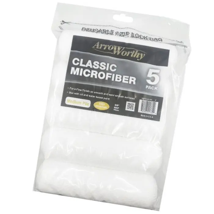 Arroworthy Microfiber 9" Roller Sleeve (5 Pack) - Medium Pile 1