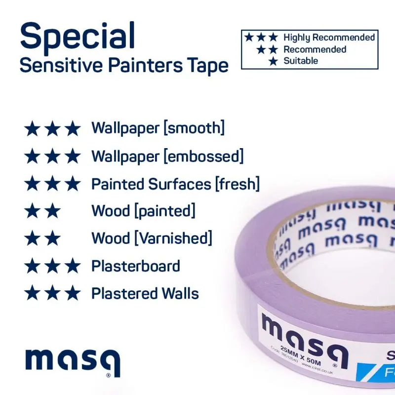 Masq Sensitive Painters Tape - 50M 1