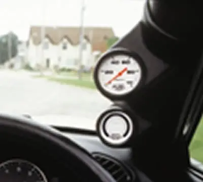 Autometer 23680 Single-Pillar Gauge Pod – Black Finish 1