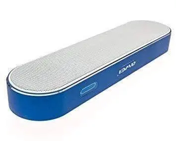 Awei Y220 Bluetooth Speaker Wireless Metal Boombox Crystal Clear Powerful Sound (Blue) 1