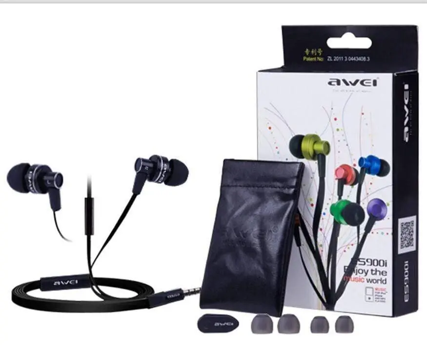 Awei Es900i In-Ear Earphones With Mic 1
