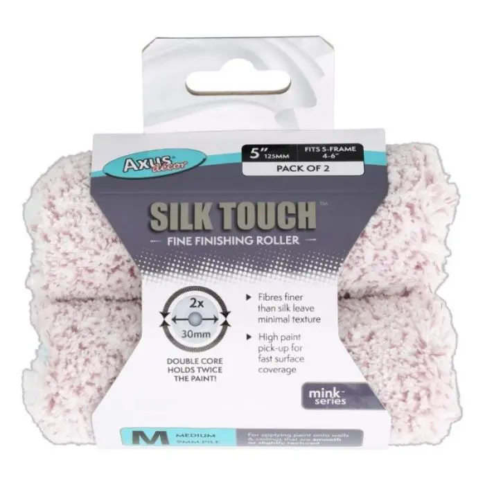 Axus Silk Touch 5" Roller Sleeve (2 Pack) 1