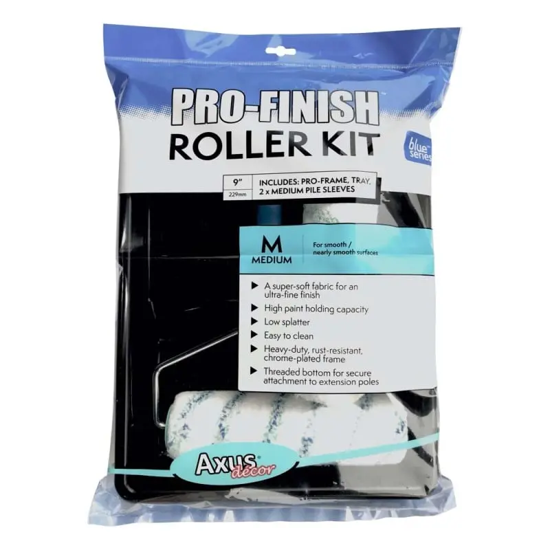 Axus Blue Series Pro-Finish 9" Roller Kit 1