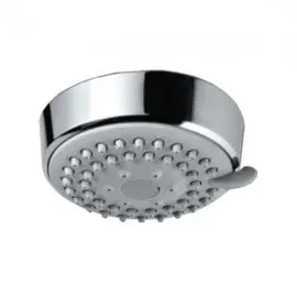 Essco Overhead Shower 80 Mm Dia Round Shape Multi Flow With Rubit Cleaning System  Eos-Chr-1995 1