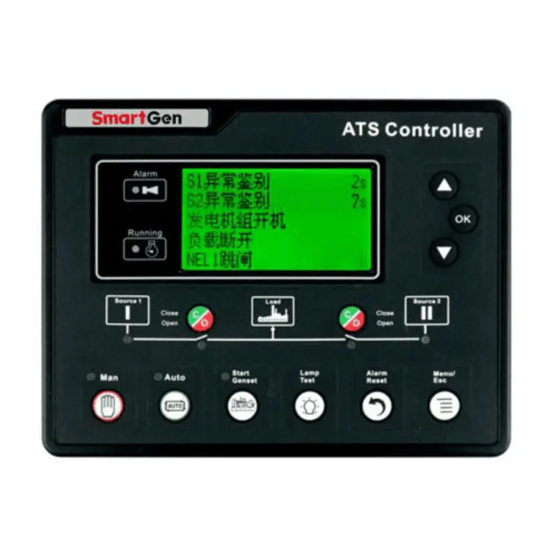 Hat700i Ats Controller, Silicone Panel, Suitable For Sgq Ats, Current Detection, Ac Power-Supply For Smartgen 1