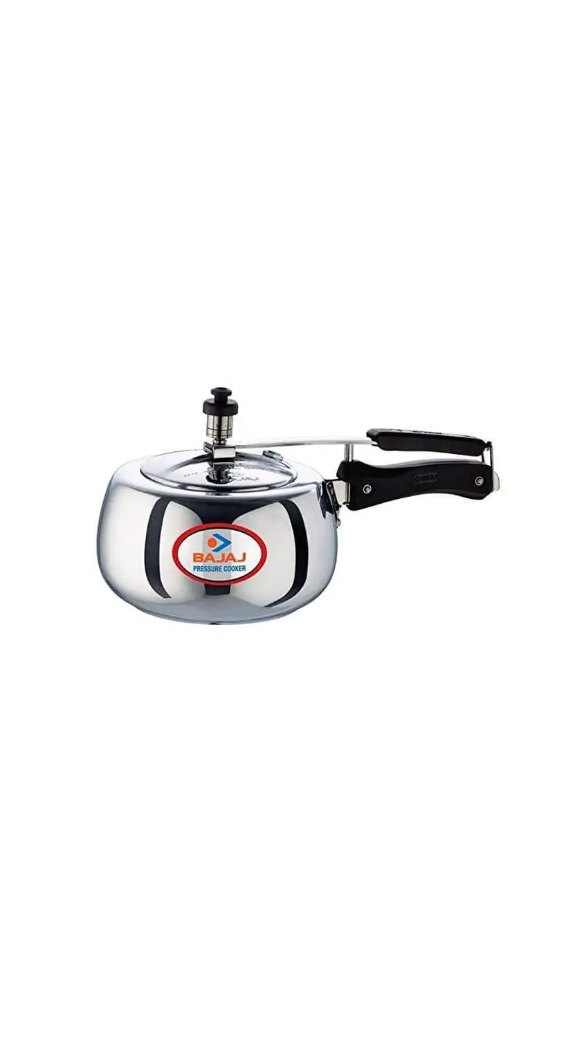 Bajaj Aluminium Pcx 63D Handi Duo Inner Lid Pressure Cooker, 3L 1