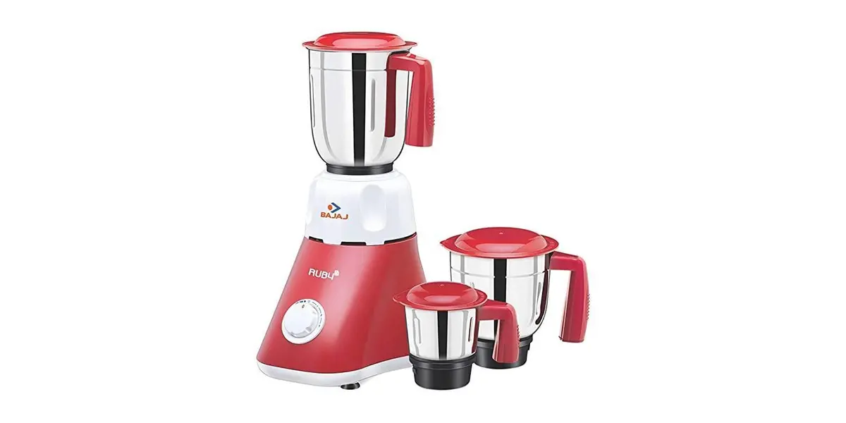 Bajaj Ruby 500-Watt Mixer Grinder With 3 Jars 1