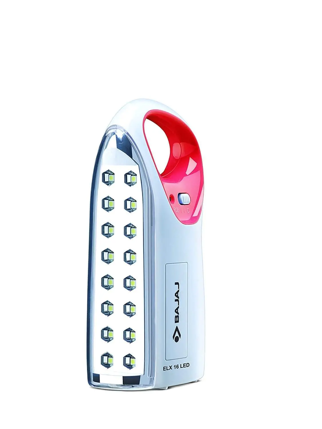 Bajaj 16 Led Plastic Emergency Light, Red 1