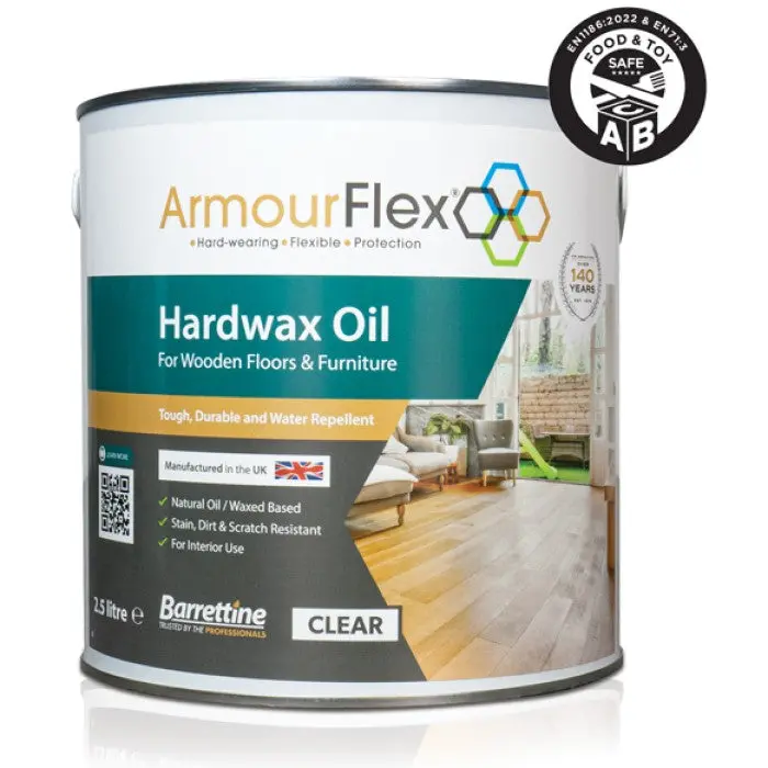 Barrettine Armourflex Clear Hard Wax Oil