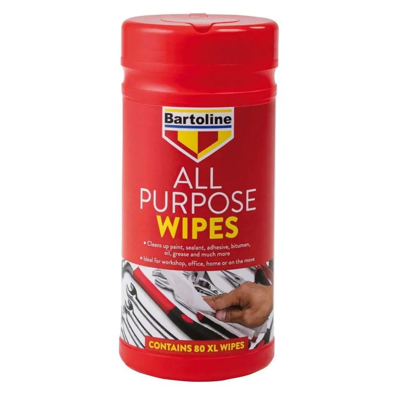 Bartoline All Purpose Xl Wipes (Pack Of 80) 1