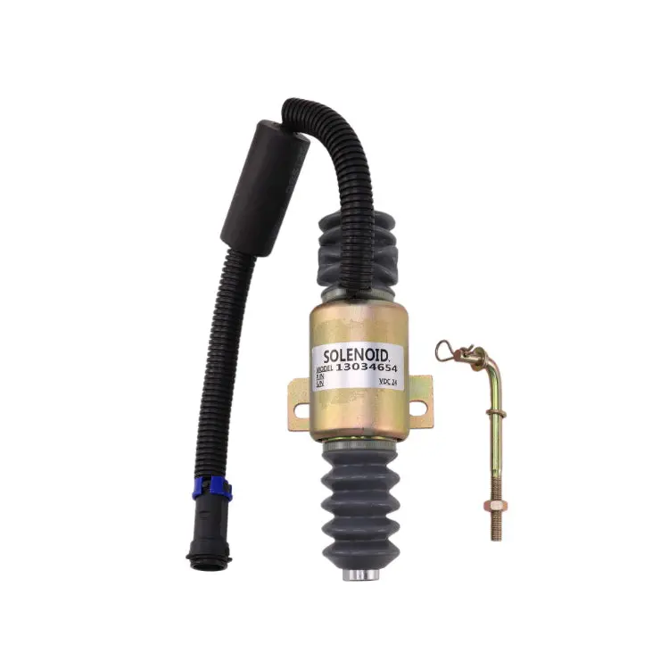 Diselmart 24V 13034654 Diesel Fuel Shut-Off Stop Solenoid Valve Fits For Deutz Engine 226B 1