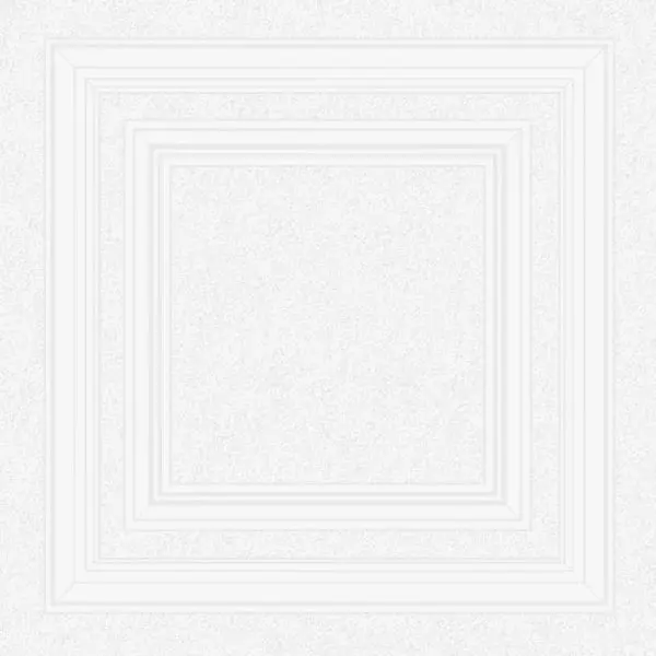Belgravia Textured Paintable Panel Wallpaper White Sample 1