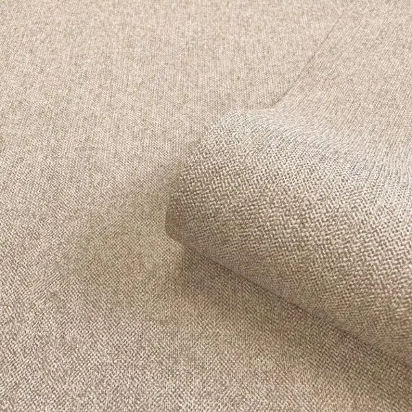 Ciara Natural Textured Soft Beige Wallpaper Sample 1