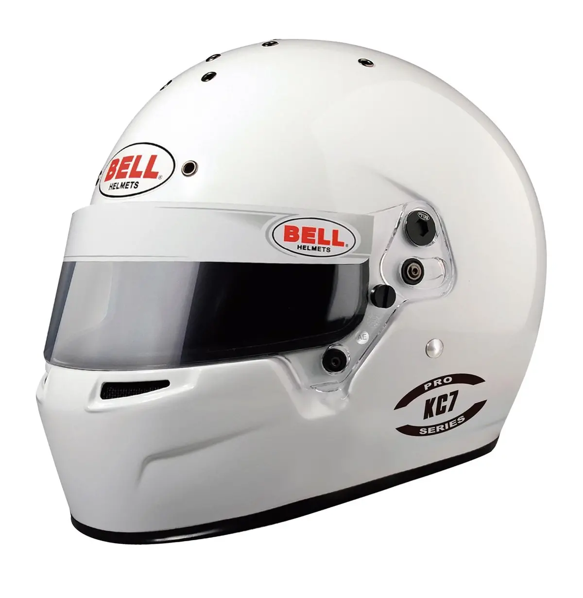 Bell Racing Kc7 Cmr Pro Series Carbon Fiber Motorcycle Helmet - Size M, Matte Black 1