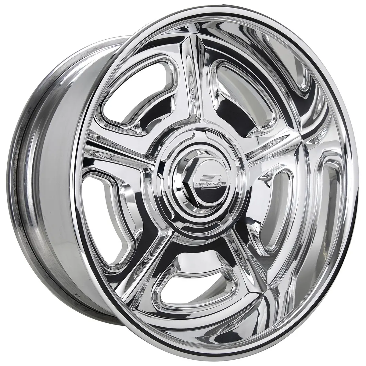 Billet Specialties Palmdale Vintage Wheel – Polished Aluminum, Custom Build 1