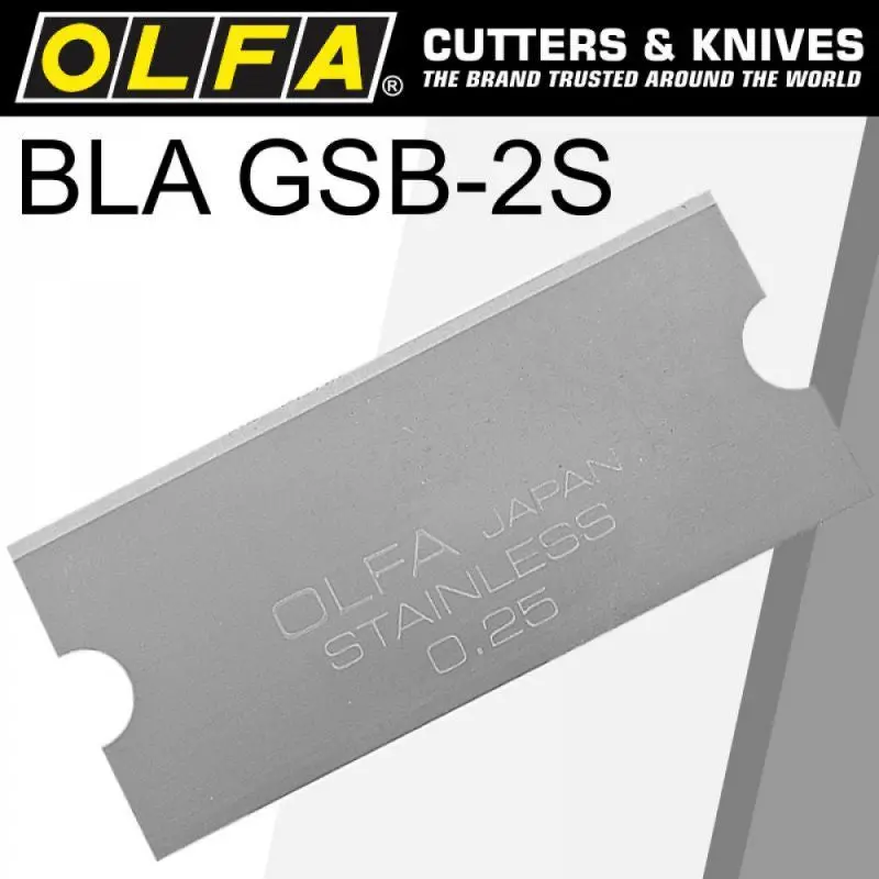 Olfa Stainless Steel Blade For Gsr-2 (Pack Of 6) 1