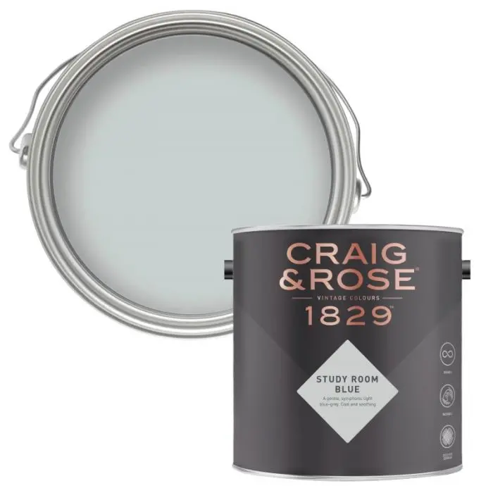 Craig & Rose 1829 Paint - Study Room Blue 1